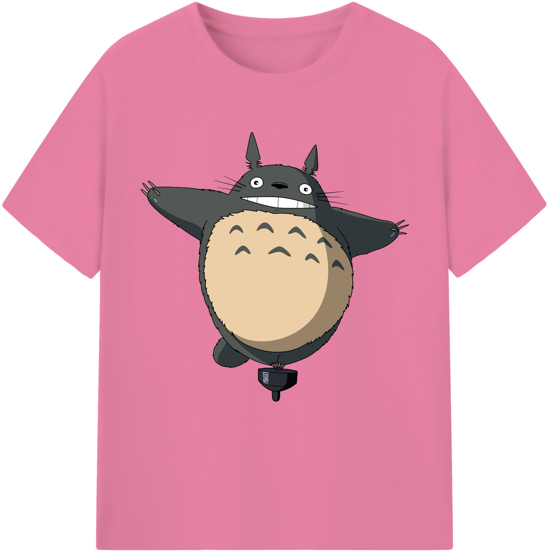 （画像用） となりのトトロ 草壁メイ 草壁サツキ My Neighbor Totoro Satsuki Kusakabe Mei Kusakabe 綿100％半袖Tシャツ（フロントプリント）